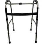 Andador 2 Barras Idoso Adulto Dobravel Articulado Fixo Regulavel 120kg Supermedy