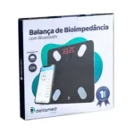 Balança de Bioimpedância Alta Precisão com Bluetooth até 180kg Dellamed