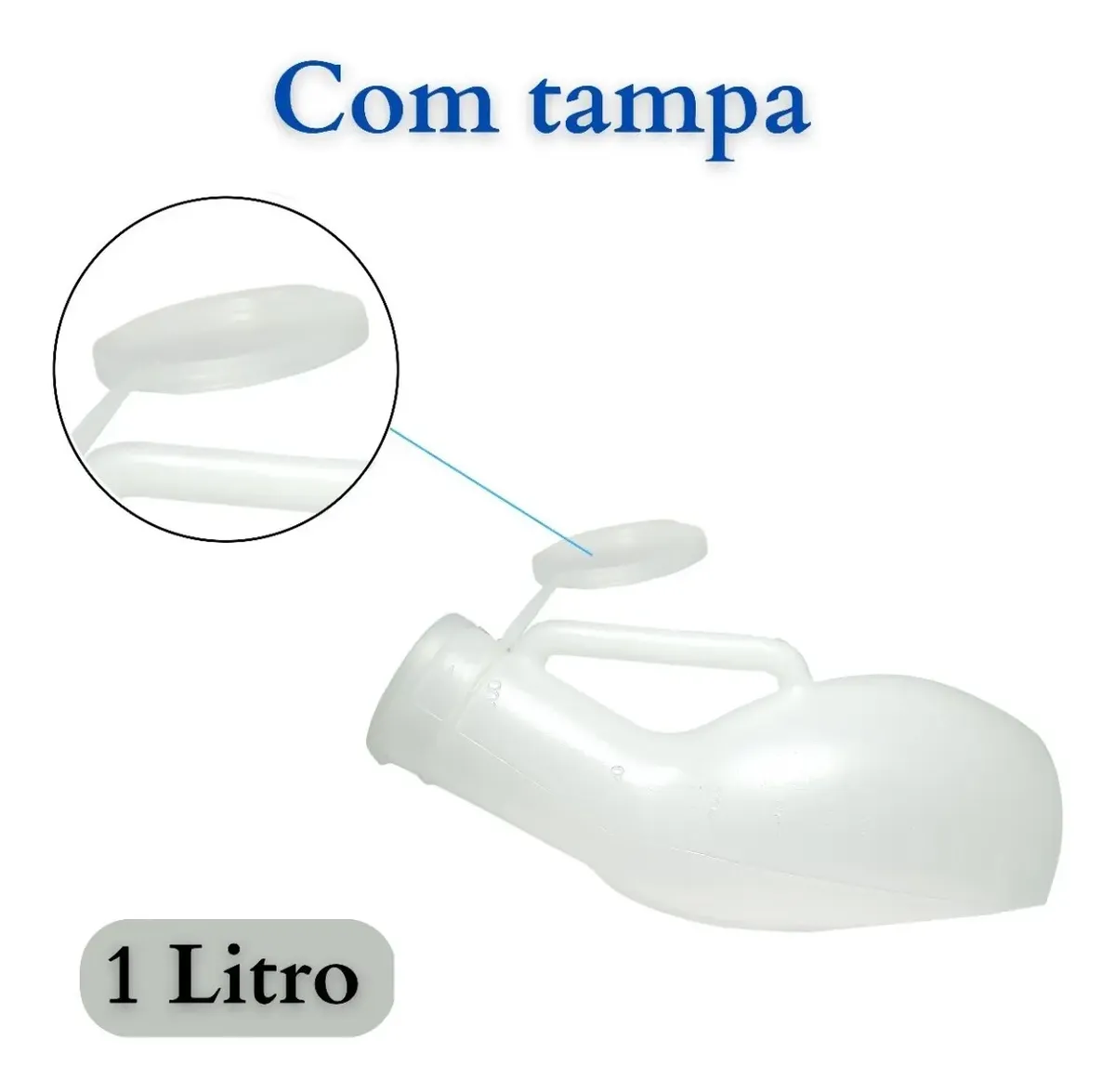 Papagaio Penico Urinol Masculino para Incontinência Urinária - Imagem 3
