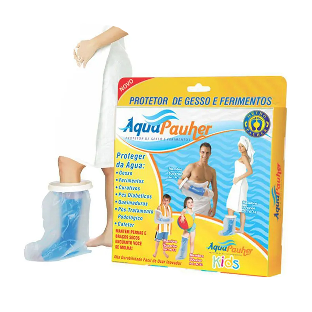 Protetor Impermeável para Gesso e Ferimentos com Dupla Vedação Ortho Pauher
