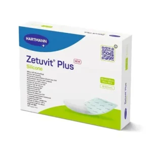 Curativo Superabsorvente com Silicone Zetuvit Plus Silicone 12,5cm x 12,5cm Hartmann