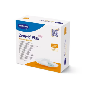 Curativo Superabsorvente com Borda de Silicone Zetuvit Plus Border Silicone 8x8cm Hartmann