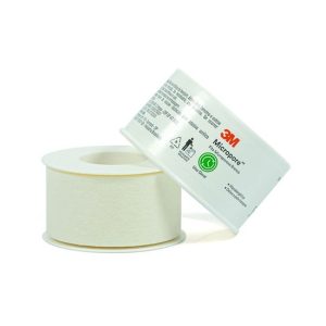 Fita Hipoalergênica 3M™ Micropore™ 25mm x 10m Branca 1 Rolo