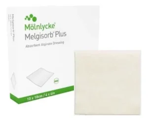 Curativo de Alginato de Cálcio Melgisorb Plus 10x10cm Molnlycke