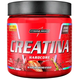 Creatina Hardcore Sabor Morango 350g Integralmedica