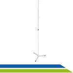 Suporte para Soro em Aço Carbono com Regulagem de Altura