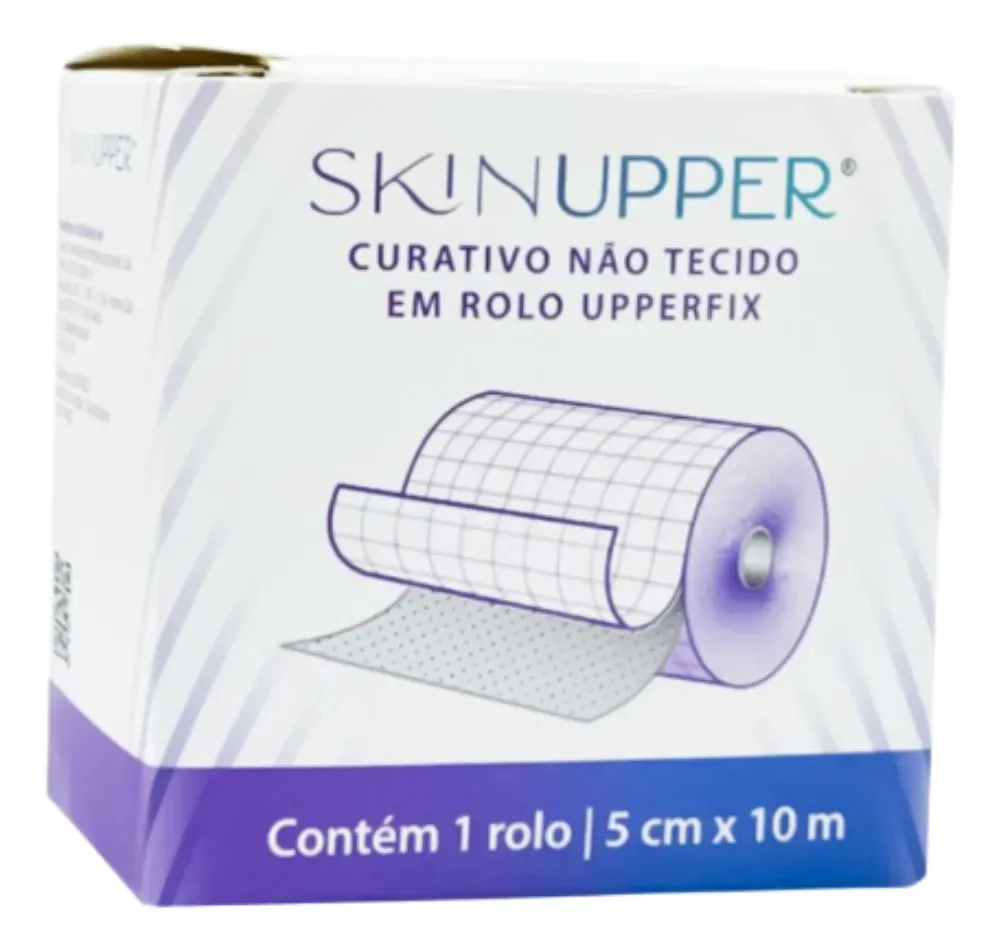 Curativo Não Tecido em Rolo Upperfix Skinupper 5cm x 10m