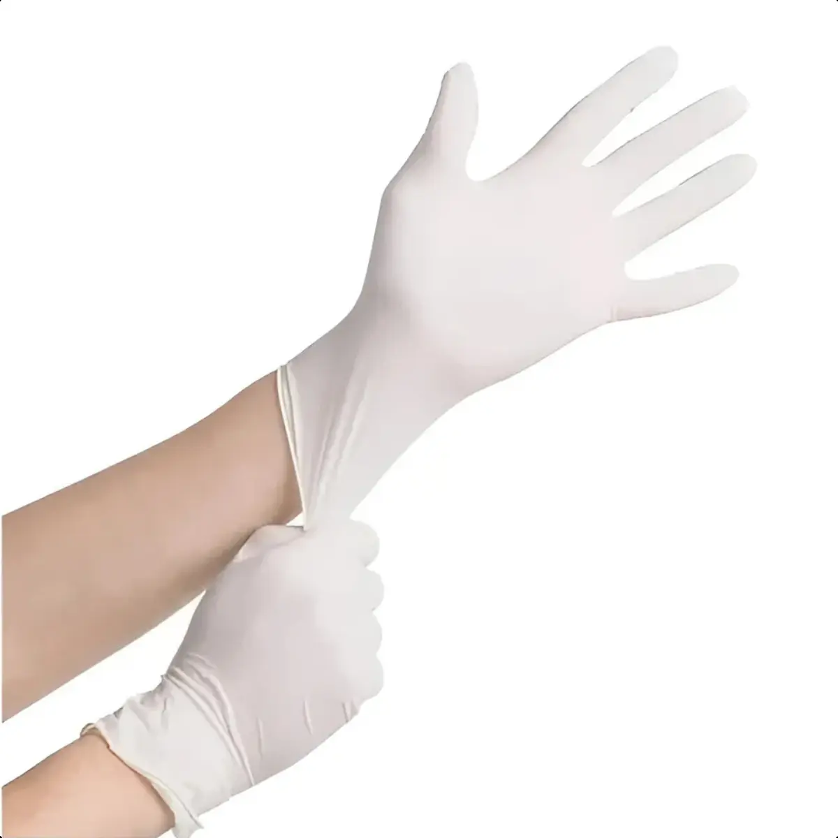 Luva para Procedimento Descartável de Látex com Pó Natural Tamanho M Medix - Imagem 2