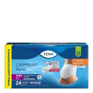 Roupa Íntima TENA Pants DermaCare G/GG com 24 Unidades