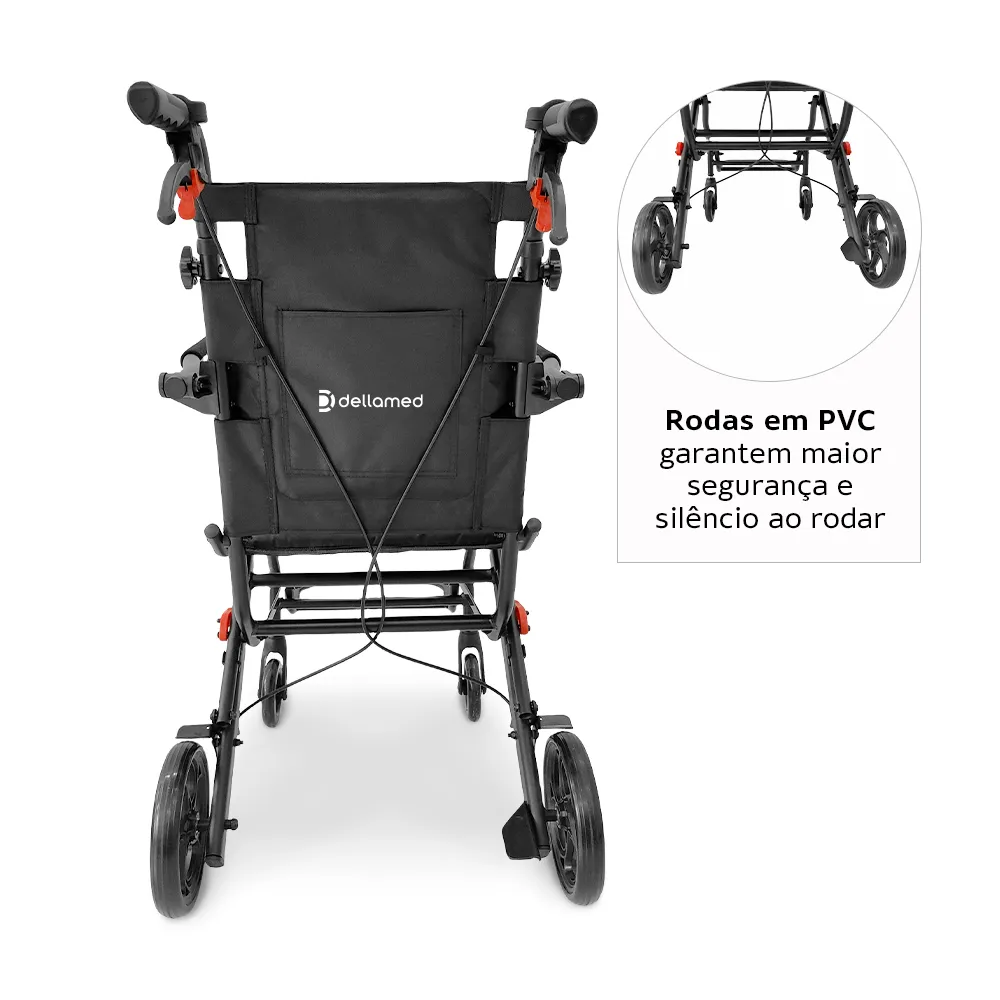 Cadeira de Transporte D90 até 100kg Dellamed - Imagem 3